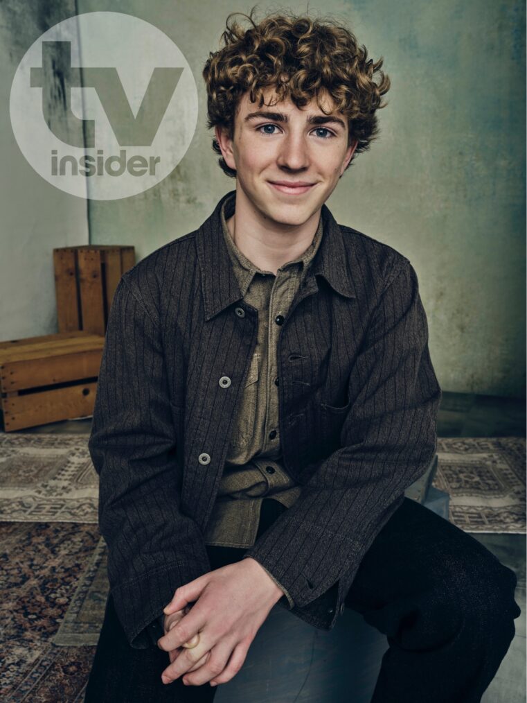 'Percy Jackson and the Olympians' star Walker Scobell in TV Insider/TV Guide Magazine's TCA Winter 2024 Press Tour Studio