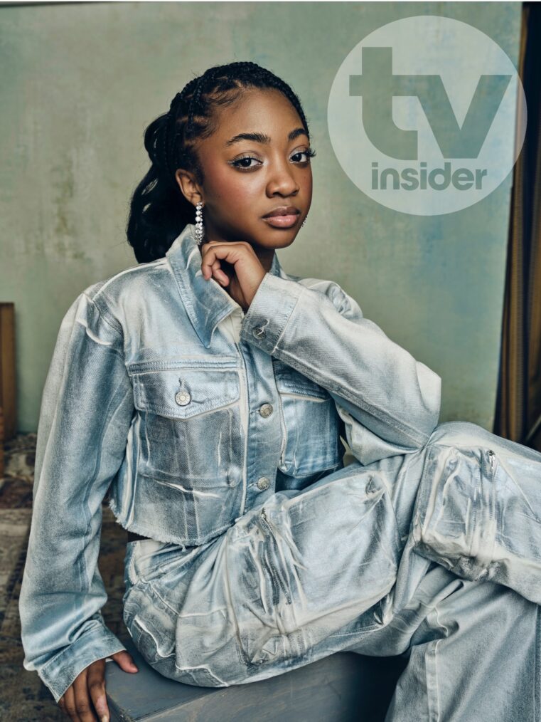 'Percy Jackson and the Olympians' star Leah Sava Jeffries in TV Insider/TV Guide Magazine's TCA Winter 2024 Press Tour Studio