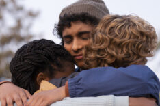 Percy Jackson Season 1 finale - Leah Sava Jeffries, Aryan Simhadri, and Walker Scobell