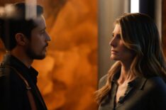 Peter Gadiot as Tom Westfall, Caitlin Bassett as Addison — 'Quantum Leap' Season 2 Episode 11