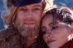 Richard Chamberlain, Barbara Carrera in 'Centennial' (1978)