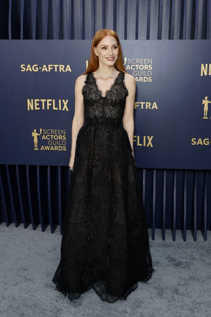 Jessica Chastain at the 2024 SAG Awards