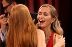 Jessica Chastain and Emily Blunt at the 2024 SAG Awards