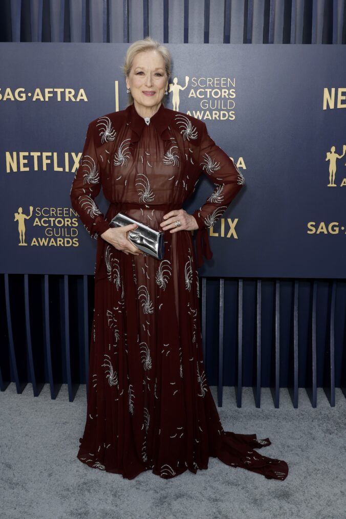 Meryl Streep at the 2024 SAG Awards