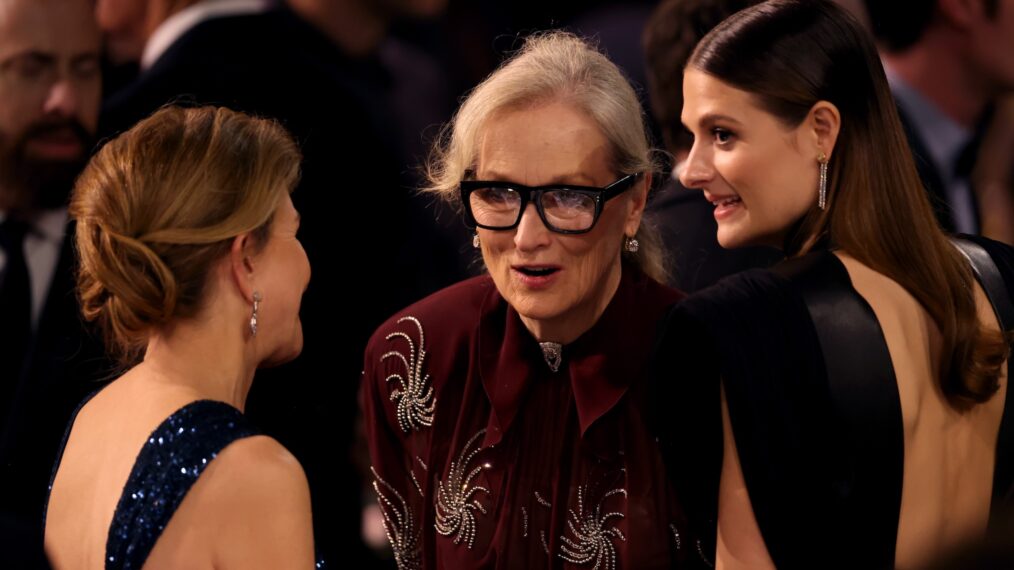 Meryl Streep and Louisa Jacobson at the 2024 SAG Awards