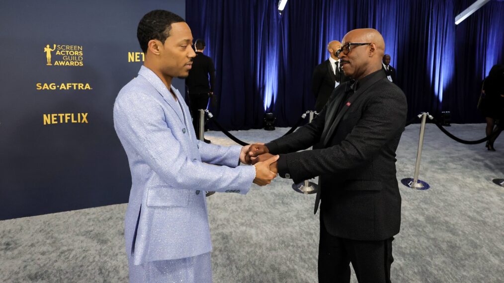 Tyler James Williams and Courtney B. Vance at the 2024 SAG Awards