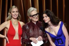 Emily Blunt, Meryl Streep, and Anne Hathaway at the 2024 SAG Awards