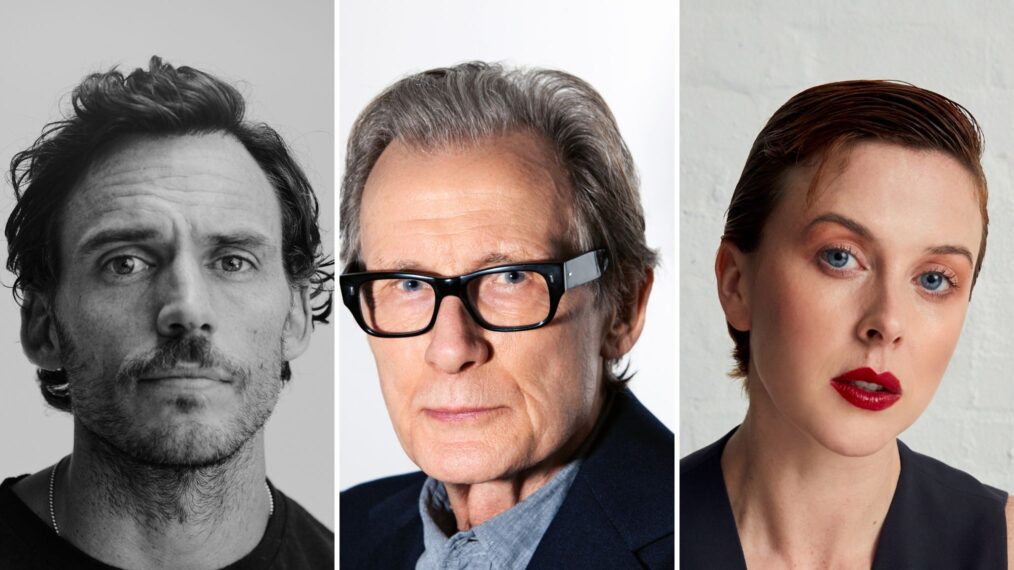 Sam Claflin, Bill Nighy, and Alexandra Roach