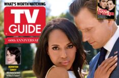 SCANDAL, Kerry Washington and Tony Goldwyn, TV GUIDE cover, March 18-24, 2013.