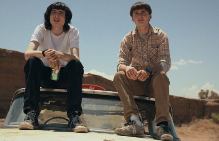 Finn Wolfhard and Noah Schnapp in 'Stranger Things' Season 4