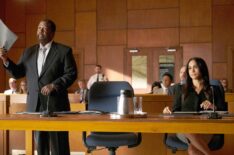 Wendell Pierce as Robert Zane, Meghan Markle as Rachel Zane in 'Suits' Season 7
