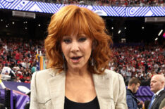 Reba McEntire at the 2024 Super Bowl