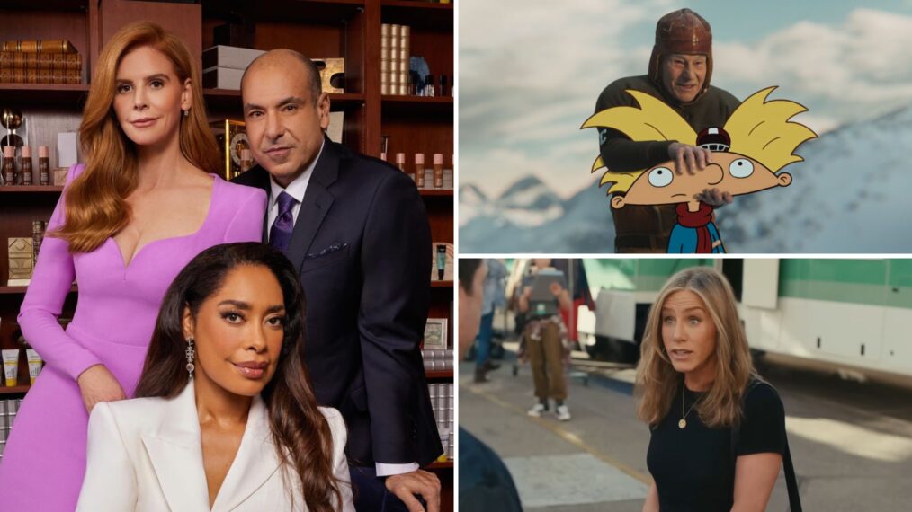 The cast of 'Suits,' Patrick Stewart, Jennifer Aniston, and more feature in 2024 Super Bowl ads