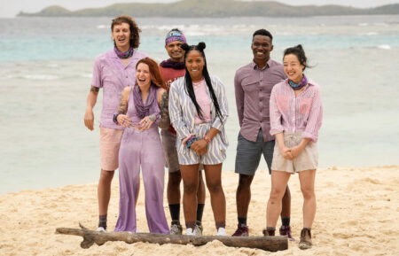 David Jelinsky, Kenzie Veurink, Bhanu Gopal, Tiffany Ervin, Q Burdette, and ess Chong in 'Survivor' Season 46 Episode 1