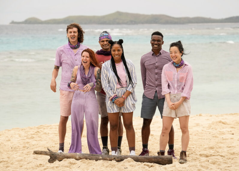  David “Jelinsky” Jelinsky, Kenzie Veurink, Bhanu Gopal, Tiffany Ervin, Q Burdette, and Jessica “Jess” Chong in 'Survivor' Season 46 Episode 1