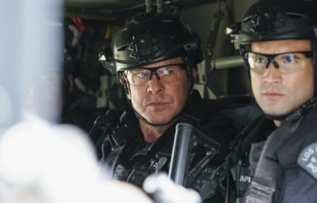 Kenneth 'Kenny' Johnson as Dominique Luca and Alex Russell as Jim Street — 'S.W.A.T.'