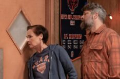 Laurie Metcalf and Jay R. Ferguson in 'The Conners' Season 6
