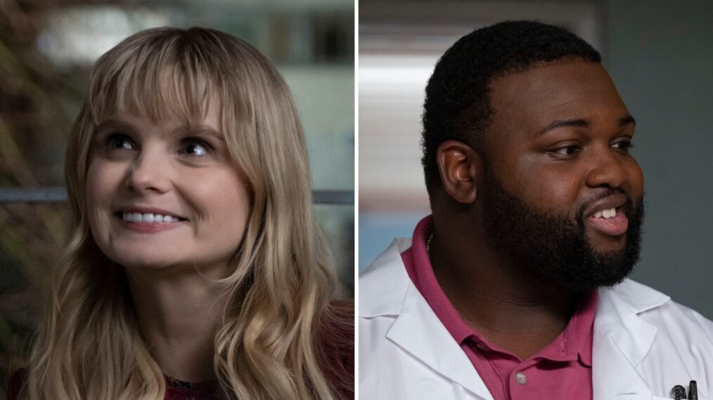 Kayla Cromer (L) and Wavyy Jonez (R) in 'The Good Doctor' Season 7 Episode 2