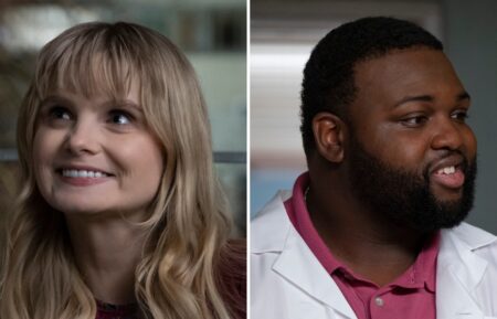 Kayla Cromer (L) and Wavyy Jonez (R) in 'The Good Doctor' Season 7 Episode 2