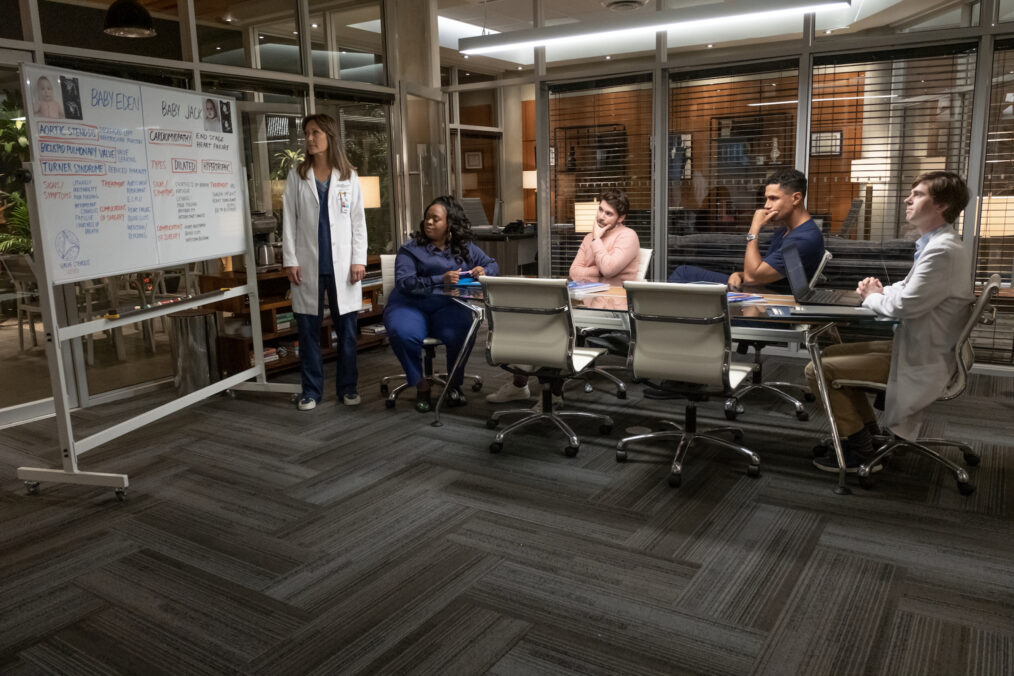 CHRISTINA CHANG, BRIA SAMONÉ HENDERSON, NOAH GALVIN, CHUKU MODU, FREDDIE HIGHMORE in THE GOOD DOCTOR