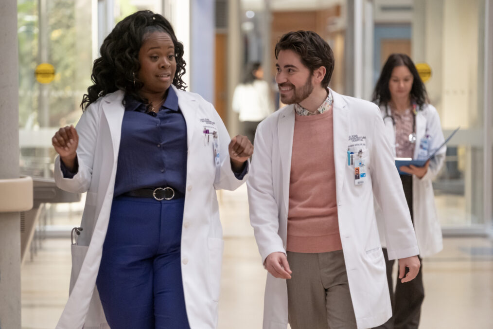 Bria Samoné Henderson and Noah Galvin in The Good Doctor - 'Baby, Baby, Baby'