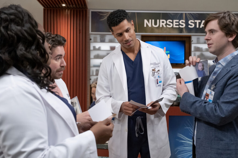 NOAH GALVIN, CHUKU MODU, FREDDIE HIGHMORE in THE GOOD DOCTOR