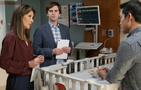 Christina Chang and Freddie Highmore in 'The Good Doctor' Season 7 Episode 1