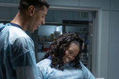 Chuku Modu and Bria Henderson in The Good Doctor - 'Baby, Baby, Baby'