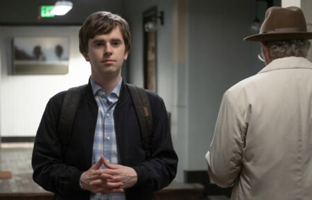 Freddie Highmore passing Richard Schiff in 'The Good Doctor' Season 7 Episode 1