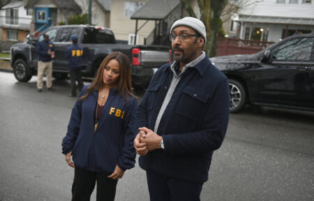 Maahra Hill as Marisa, Jesse L. Martin as Alec Mercer — 'The Irrational' Season 1 Episode 10