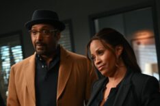 Jesse L. Martin as Alec Mercer, Maahra Hill as Marisa in 'The Irrational' Season 1 finale