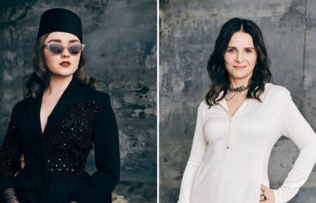 Maisie Williams and Juliette Binoche for 'The New Look'