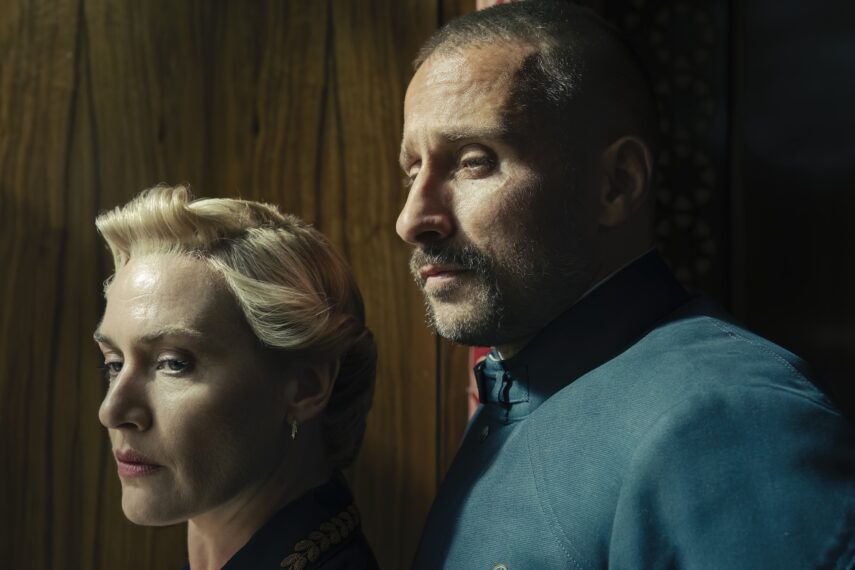 Kate Winslet and Matthias Schoenaearts in 'The Regime'