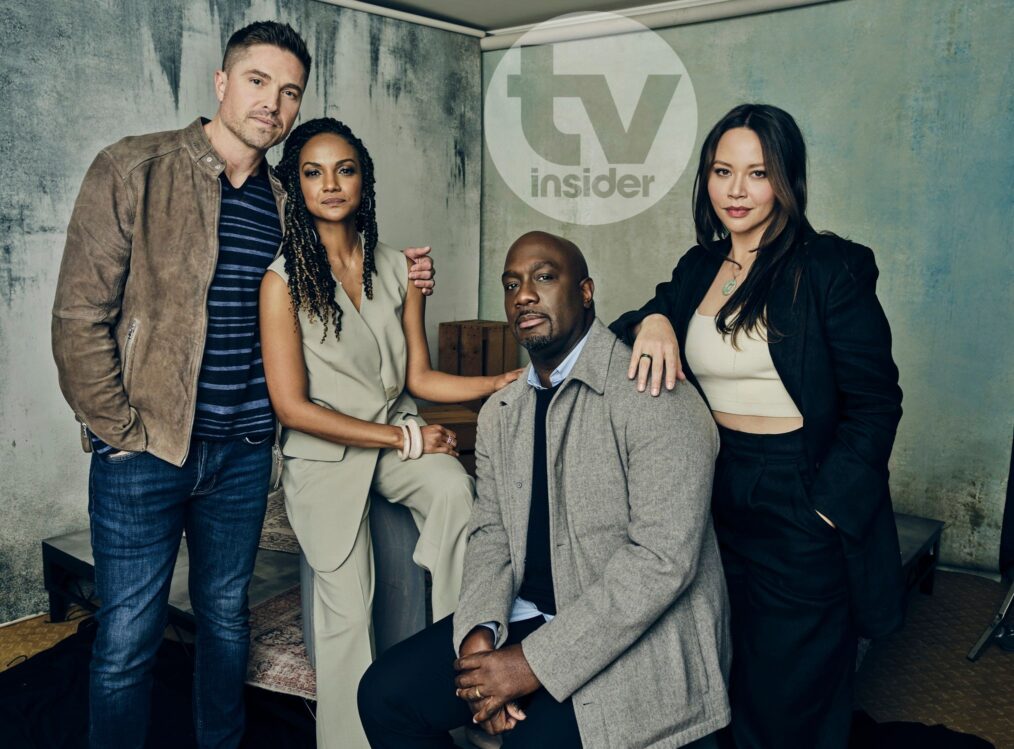 The Rookie - Eric Winter, Mekia Cox, Richard T. Jones, and Melissa O'Neil for TV Insider at TCA 2024