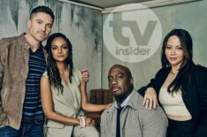 The Rookie - Eric Winter, Mekia Cox, Richard T. Jones, and Melissa O'Neil for TV Insider at TCA 2024