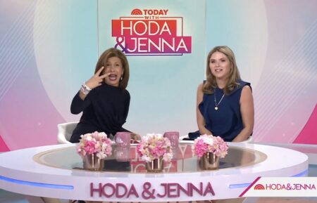 Hoda Kotb and Jenna Bush Hager in February 20, 2024 episode of 'Today With Hoda & Jenna'