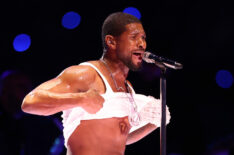 Usher performs at the Apple Music Super Bowl LVIII Halftime Show