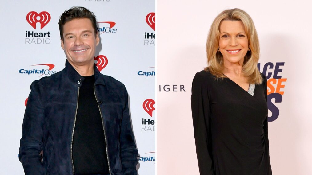 Ryan Seacrest and Vanna White