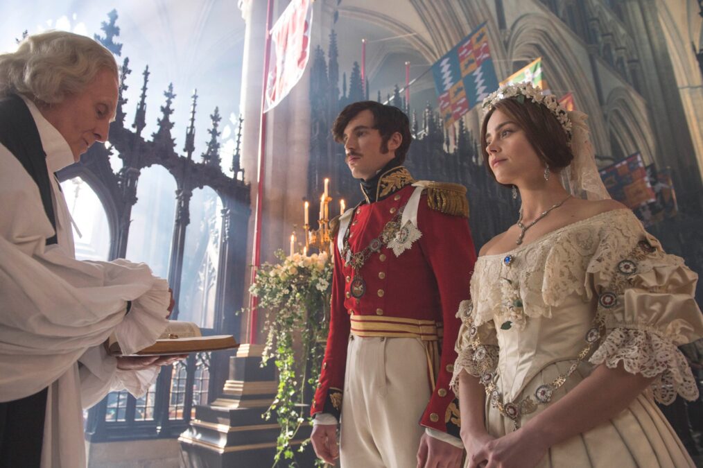 Tom Hughes and Jenna Coleman in 'Victoria'