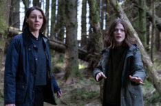 Suranne Jones as Amy Silva, Rose Leslie as Kirsten Longacre in 'Vigil' - Season 2, Episode 1