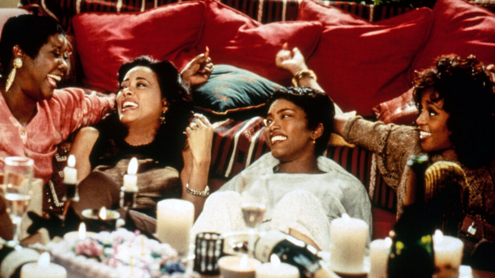 Loretta Devine, Lela Rochon, Angela Bassett and Whitney Houston, in Waiting to Exhale