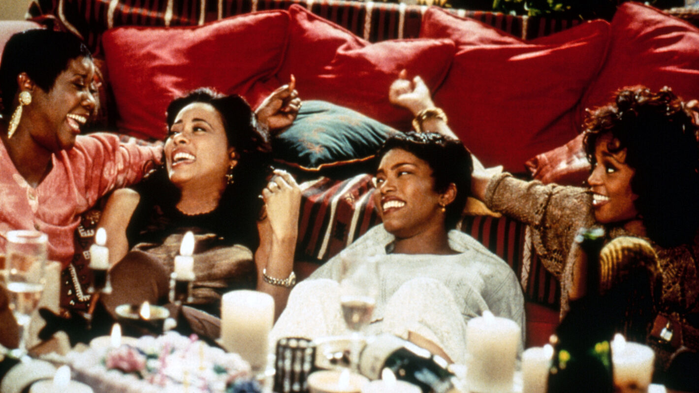 Loretta Devine, Lela Rochon, Angela Bassett and Whitney Houston, in Waiting to Exhale