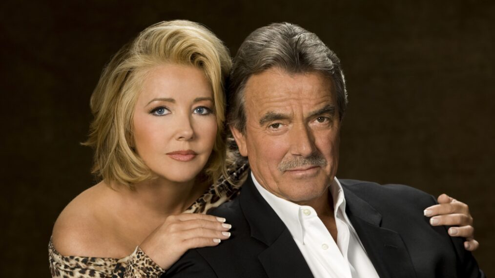 Melody Thomas Scott and Eric Braeden