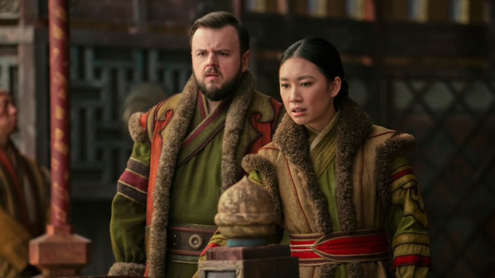 John Bradley as Jack Rooney, Jess Hong as Jin Cheng '3 Body Problem' - Season 1, Episode 3