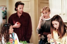 Mackenzie Rosman, Barry Watson, David Gallagher, and Beverley Mitchell in '7th Heaven'