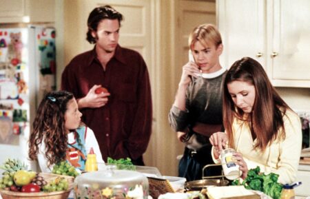 Mackenzie Rosman, Barry Watson, David Gallagher, and Beverley Mitchell in '7th Heaven'