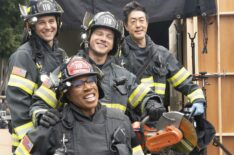 Ryan Guzman, Aisha Hinds, Oliver Stark, and Kenneth Choi — Behind the scenes of '9-1-1'
