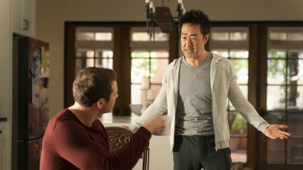 Oliver Stark and Kenneth Choi — '9-1-1' Episode 100 - 'Buck Bothered and Bewildered'