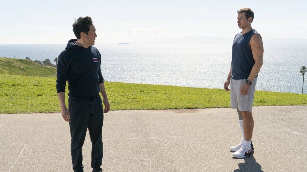 Kenneth Choi and Oliver Stark — '9-1-1' Episode 100