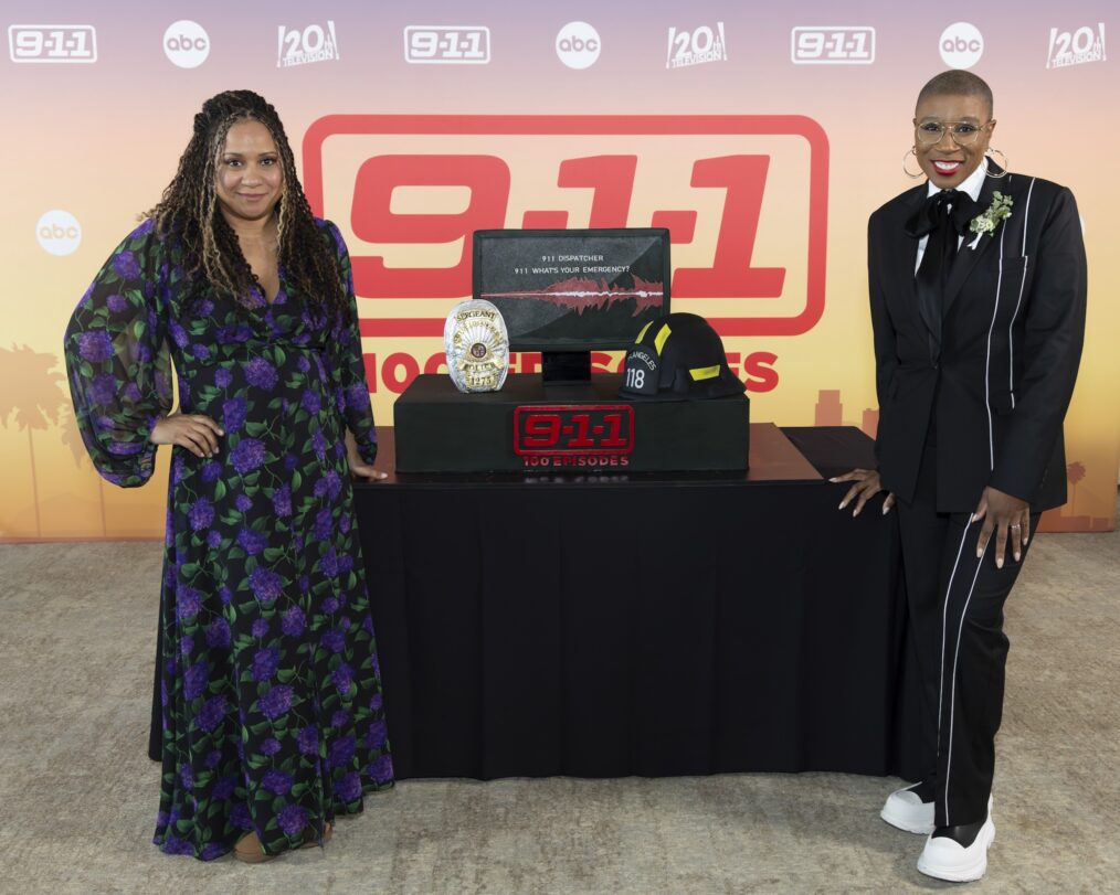 Tracie Thoms and Aisha Hinds — '9-1-1' Episode 100 Celebration